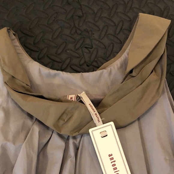Antonio Marras gorgeous tan / brown tank balloon dress. New with tags! - Picture 2 of 13